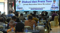 Pemkab Purbalingga menyelenggarakan Diskusi dan Press Tour 2025 bertema “Jurnalis Mencerahkan, Bukan Meresahkan” di Andrawina Hall Hotel Owabong, Jumat 19 Desember 2025.