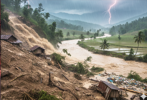 BMKG mengeluarkan peringatan tegas terkait kondisi cuaca ekstrem yang berpotensi mendominasi sepanjang Desember 2025.