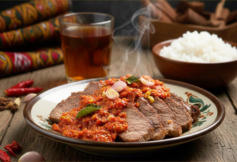 Sensasi gigitan cabai rawit setan untuk julukan sambal mercon mampu meningkatkan daya tahan serta memicu rasa hangat dari dalam.