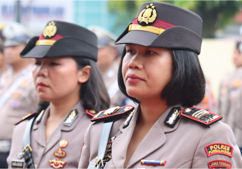 AKP Gharasa Zahra Zahirah kini resmi menjabat Kasatlantas Polres Purbalingga