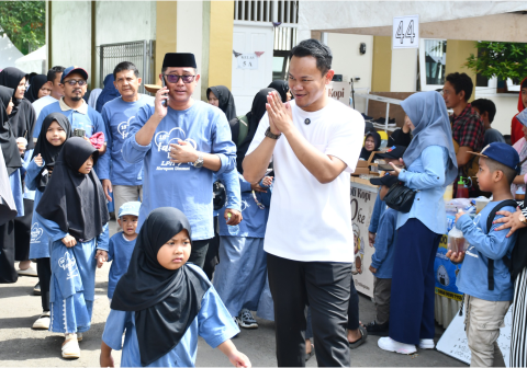 Bupati Purbalingga, Fahmi Muhammad Hanif, menghadiri perhelatan Family Day 2026 sekaligus merayakan hari jadi ke-18 Lembaga Pendidikan Islam Terpadu (LPIT) Harapan Ummat (Harum) Purbalingga, Minggu 25 Januari 2026.