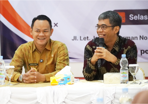 Bupati Purbalingga Fahmi M. Hanif bersama Direktur Politeknik Madyatika Taufik Dwi Laksono saat Safari Perguruan Tinggi ke Politeknik Madyathika Purbalingga, Selasa 13 Januari 2026. Sumber Foto: Prokompim Setda Purbalingga