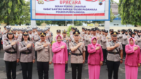 Polres Purbalingga melaksanakan upacara serah terima jabatan (sertijab) untuk posisi Kasatlantas dan Kapolsek Padamara di halaman Mapolres, Rabu pagi, 21 Januari 2026