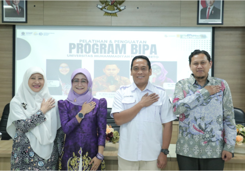 UMP Perkuat Universitas Muhammadiyah Purwokerto (UMP) melalui Biro Kerjasama dan Urusan Internasional (BKUI) mengambil langkah strategis guna memperluas jangkauan internasionalnya.Kompetensi Pengajar Bahasa Indonesia Bagi Penutur Asing, Dukung Internasionalisasi Kampus Muhammadiyah Universitas Muhammadiyah Purwokerto (UMP) melalui Biro Kerjasama dan Urusan Internasional (BKUI) mengambil langkah strategis guna memperluas jangkauan internasionalnya.