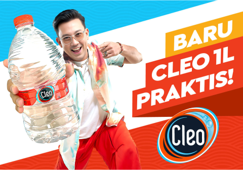 Cleo Pure Water meluncurkan botol ukuran 1 liter sebagai jawaban bagi mereka yang memiliki mobilitas tinggi namun enggan mengabaikan kesehatan.