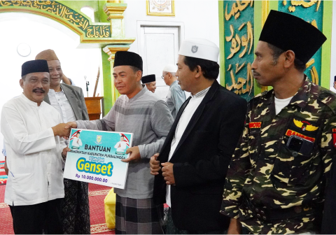 Staf Ahli Bupati Bidang Pemerintahan dan Kemasyarakatan, Tri Gunawan Setiadi, menyampaikan komitmen  saat mewakili Bupati Purbalingga, Fahmi Muhammad Hanif, dalam kegiatan Tarawih Keliling di Masjid Jami Nurul Iman, Senin 23 Februari 2026