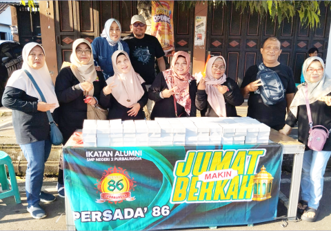 IKAPERO lulusan tahun 1986 menginisiasi Jumat Berkah dengan aksi kemanusiaan guna menyemarakkan bulan suci Ramadan 1447 Hijriah.