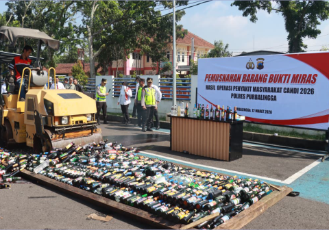 Polres Purbalingga mencatatkan capaian signifikan dengan mengungkap 296 kasus penyakit masyarakat selama Operasi Pekat Candi 2026.