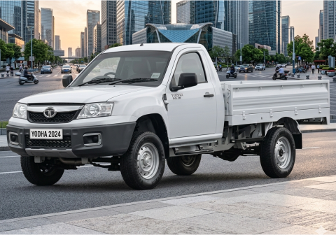 Varian Yodha CNG mengusung mesin Tata 4SP SGI NA yang menghasilkan tenaga 74 hp.