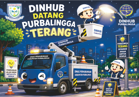 Dinhub Datang Purbalingga Terang