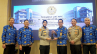 Kapolres Purbalingga, AKBP Anita Indah Setyaningrum, usai melakukan kunjungan resmi ke Fakultas Teknik Universitas Jenderal Soedirman di Ruang F101 FT Unsoed, Kamis 16 April 2026.