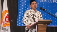 Wakil Gubernur Jawa Tengah, Taj Yasin Maimoen saat rakor bersama pengurus Komite Olahraga Nasional Indonesia (KONI) Jawa Tengah untuk kesiapan menyelenggarakan Pekan Olahraga Provinsi (Porprov) Jateng XVII 2026.