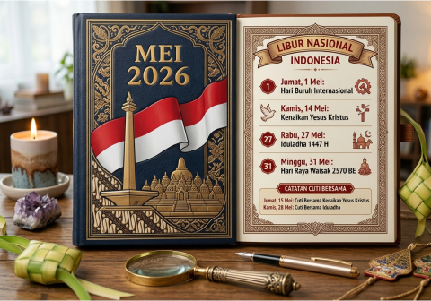 Tanggal Merah Libur Nasional di Bulan Mei 2026