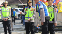 Kapolres Purbalingga, AKBP Anita Indah Setyaningrum, memimpin langsung peninjauan lapangan untuk memastikan personel kepolisian menjalankan tugas pengamanan secara optimal, Jumat, 3 April 2026.