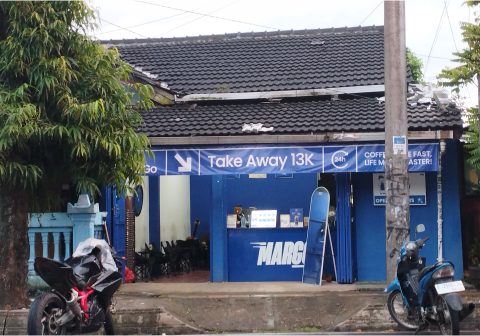 Outlet Kopi Margo. Sumber Foto: Tsabita Ismahnanda Purnama