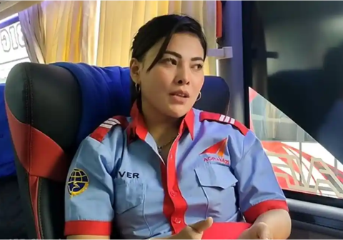 Liena Ozora menjadi salah satu sosok yang mencuri perhatian publik di jalur Wonogiri-Jakarta.