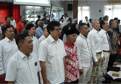 Pelantikan pengurus Special Olympics Indonesia (SOIna) Kabupaten Purbalingga masa bakti 2026–2030 di OR Graha Adiguna, Rabu 15 April 2026