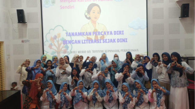 Paguyuban Wali Murid Bustanul Athfal Aisyiyah Keponggok Purbalingga (PALIBA) menyelenggarakan seminar bertajuk Menjadi Kartini di Rumah Sendiri, di ruang audio visual Perpustakaan Daerah Kabupaten Purbalingga, Sabtu, 18 April 2026.