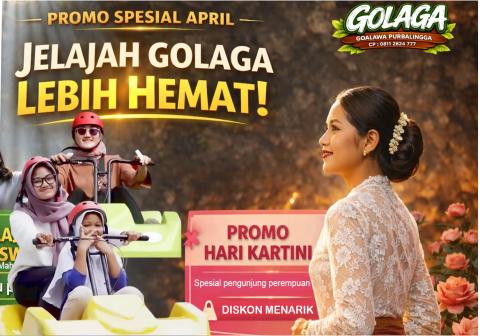 Diskon Tiket Masuk GOLAGA Sambut Semangat Hari Kartini 2026 Diskon Tiket Masuk GOLAGA Sambut Semangat Hari Kartini 2026