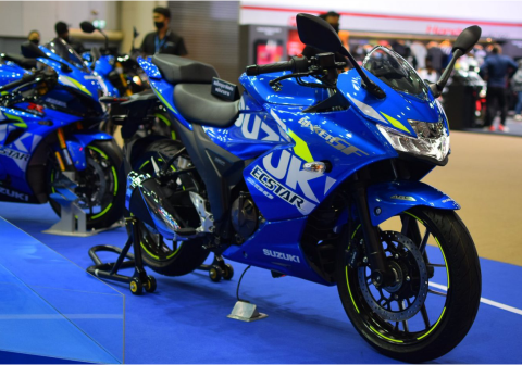 Suzuki Gixxer SF 250 tampil membawa rancangan bodi aerodinamis