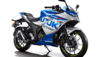 Garis-garis tegas pada bodi Suzuki Gixxer SF 250 memberikan kesan futuristik, sementara lampu LED tajam pada sektor depan menjamin pencahayaan maksimal saat menembus kegelapan.