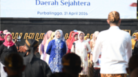Upacara Peringatan Hari Kartini ke-147, di Halaman Pendapa Dipokusumo, Selasa 21 April 2026