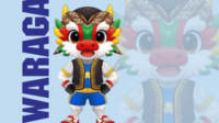Waraga, maskot Pekan Olahraga Provinsi (Porprov) Jawa Tengah XVII tahun 2026 Oktober mendatang.