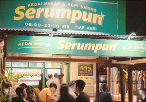 Suasana hangat di Warkop Serumpun. Sumber foto: instagram.com/kita.serumpun