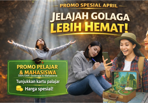 GOLAGA Tawarkan Promo Tiket Rp15.000 Bagi Pelajar dan Mahasiswa GOLAGA Tawarkan Promo Tiket Rp15.000 Bagi Pelajar dan Mahasiswa