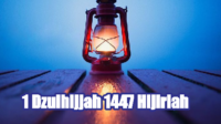 1 Dzulhijjah 1447 Hijiriah bertepatan dengan 18 Mei 2028 Masehi