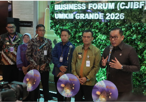 Bank Indonesia bersama Pemprov Jawa Tengah menyelenggarakan CJIBF dan UMKM Grande 2026, di Semarang, Senin 11 Mei 2026.