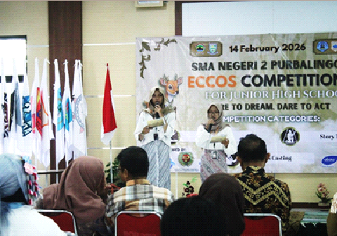 SMA Negeri 2 Purbalingga hosted the ECCOS Competitions 2026, an English competition on February 14, 2026 in the SMANDA Auditorium.