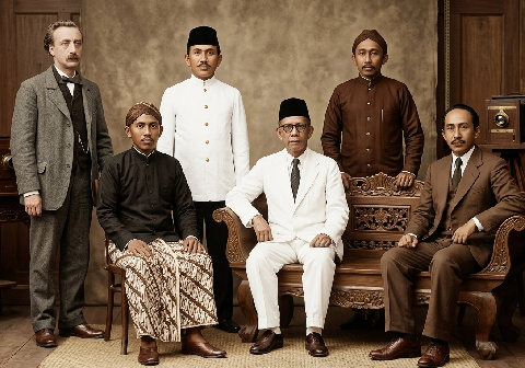 Enam Tokoh Penting dalam Sejarah Kebangkitan Nasional Indonesia. Foto Ilustrasi Kecerdasan Imitasi