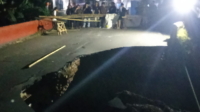 Jembatan Sungai Pranji ambrol dan ambles pada Rabu 20 Mei 2026, sekira pukul 19.30 WIB.