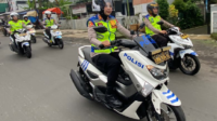Kapolres Purbalingga AKBP Anita Indah Setyaningrum melarang anak-anak mengendarai sepeda listrik menuju jalan raya