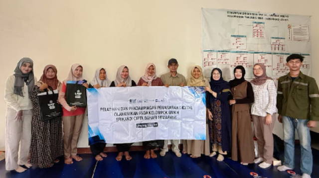 Program pengabdian masyarakat oleh UMP pada kawasan pesisir Tambak Lorok, Kelurahan Tanjung Mas, Kecamatan Semarang Utara, Senin 25 Mei 2026