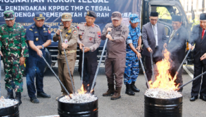 Pemusnahan Rokok Ilegal