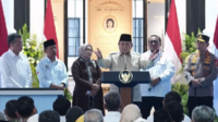 Presiden Prabowo Subianto meresmikan Museum Ibu Marsinah dan Rumah Singgah di Desa Nglundo, Kecamatan Sukomoro, Kabupaten Nganjuk, Jawa Timur, Sabtu 16 Mei 2026
