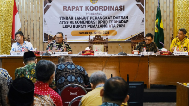 Rapat Koordinasi Tindak Lanjut Perangkat Daerah atas Rekomendasi DPRD terhadap LKPJ Akhir Tahun Anggaran 2025.