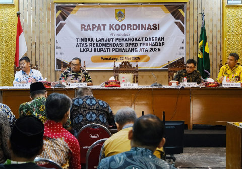 Rapat Koordinasi Tindak Lanjut Perangkat Daerah atas Rekomendasi DPRD terhadap LKPJ Akhir Tahun Anggaran 2025. Rapat Koordinasi Tindak Lanjut Perangkat Daerah atas Rekomendasi DPRD terhadap LKPJ Akhir Tahun Anggaran 2025.
