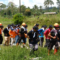 Tagana menggelar gladi kotor simulasi penanganan bencana alam di Lapangan Desa Penakir, Kecamatan Pulosari.