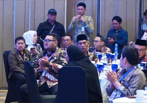 Wakil Bupati Purbalingga Dimas Prasetyahani saat menghadiri Central Java Investment Business Forum (CJIBF) dan UMKM Grande 2026 di Semarang, Senin 11 Mei 2026