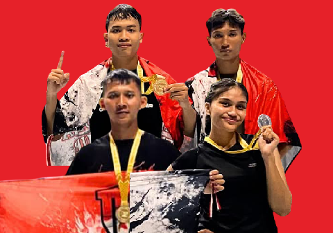 Satria Anjana Saketi dan Revan Setio Saputro sukses membawa pulang medali emas cabang olahraga kickboxing. serta Aisyah dan Fajar Wibowo juga berhasil meraih medali emas pada cabang olahraga muay thai dalam Sembada Fighting Championship di Slema. Satria Anjana Saketi dan Revan Setio Saputro sukses membawa pulang medali emas cabang olahraga kickboxing. serta Aisyah dan Fajar Wibowo juga berhasil meraih medali emas pada cabang olahraga muay thai dalam Sembada Fighting Championship di Slema.