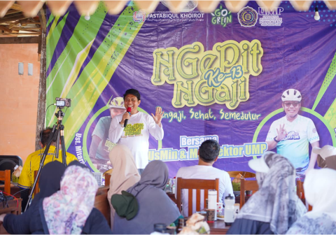 UMP bersama Mahad Fastabiqul Khoirot menyelenggarakan kegiatan "Ngepit Ngaji" edisi ke-13
