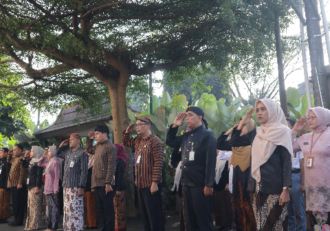 Pemkab Purbalingga menggelar upacara Harganas secara serentak pada lingkungan masing-masing Organisasi Perangkat Daerah (OPD), Senin 29 Juni 2026.