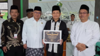 Menteri Agama Republik Indonesia, Nasaruddin Umar, melaksanakan kunjungan kerja ke Kantor Kementerian Agama Kabupaten Purbalingga, Jumat 26 Juni 2026.