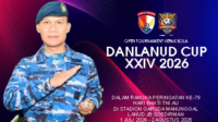 Lanud JB Soedirman Gelar Turnamen Sepak Bola Akbar Danlanud Cup 2026