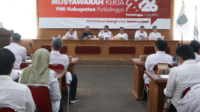 Musyawarah Kerja Kabupaten (Mukerkab) PMI Kabupaten Purbalingga di Ruang Ardilawet Setda Purbalingga, Rabu 3 Juni 2026.