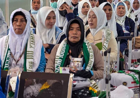 Jemaah Indonesia yang telah melaksanakan ibadah haji 1447 Hijriah atau 2026 Masehi.