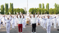 6.200 warga lanjut usia (lansia) serta pralansia bersemangat mengikuti Senam Sehat Indonesia (SSI) Wai Tan Kung (WTK), Minggu 28 Juni 2026.